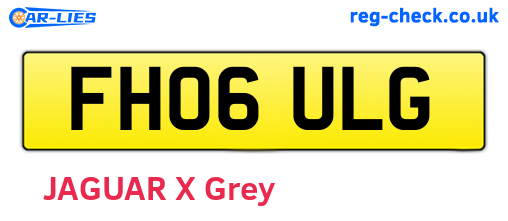 FH06ULG are the vehicle registration plates.