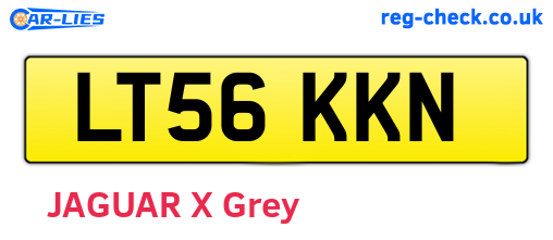 LT56KKN are the vehicle registration plates.