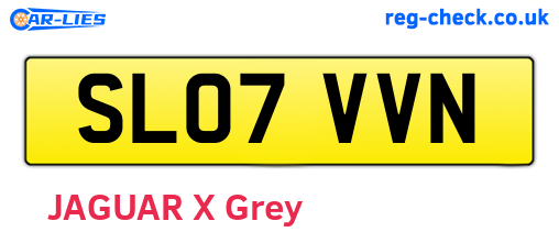 SL07VVN are the vehicle registration plates.