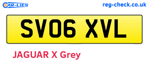 SV06XVL are the vehicle registration plates.