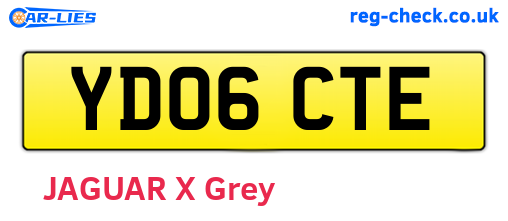 YD06CTE are the vehicle registration plates.