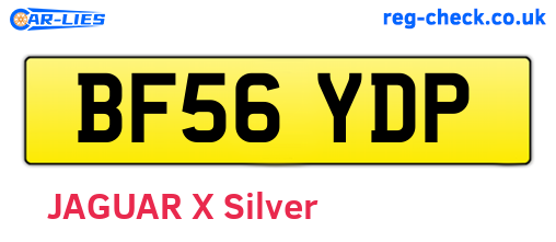 BF56YDP are the vehicle registration plates.