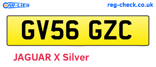 GV56GZC are the vehicle registration plates.