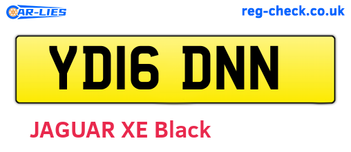 YD16DNN are the vehicle registration plates.