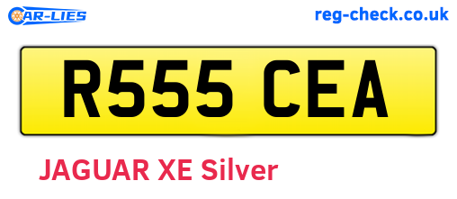 R555CEA are the vehicle registration plates.