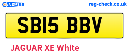 SB15BBV are the vehicle registration plates.