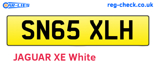 SN65XLH are the vehicle registration plates.