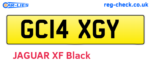 GC14XGY are the vehicle registration plates.