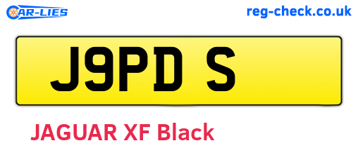 J9PDS are the vehicle registration plates.