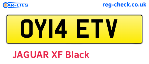 OY14ETV are the vehicle registration plates.
