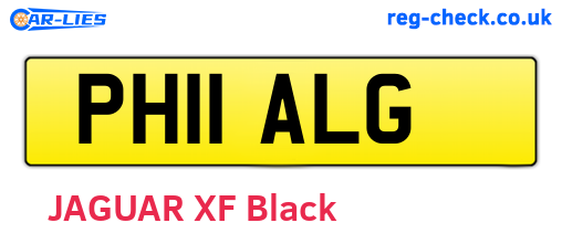 PH11ALG are the vehicle registration plates.