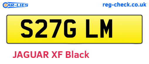S27GLM are the vehicle registration plates.