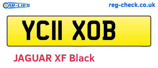 YC11XOB are the vehicle registration plates.