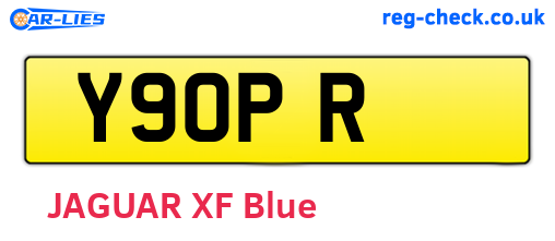 Y9OPR are the vehicle registration plates.