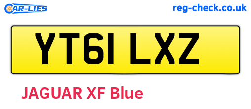 YT61LXZ are the vehicle registration plates.