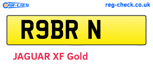 R9BRN are the vehicle registration plates.