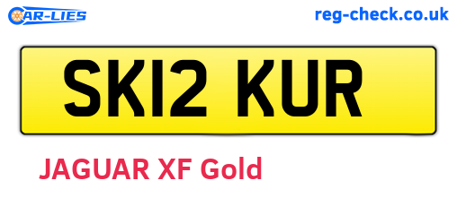 SK12KUR are the vehicle registration plates.
