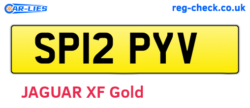 SP12PYV are the vehicle registration plates.
