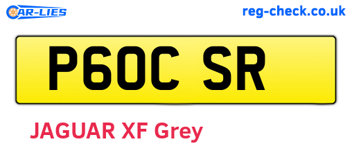 P60CSR are the vehicle registration plates.