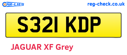 S321KDP are the vehicle registration plates.