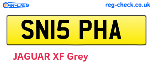 SN15PHA are the vehicle registration plates.