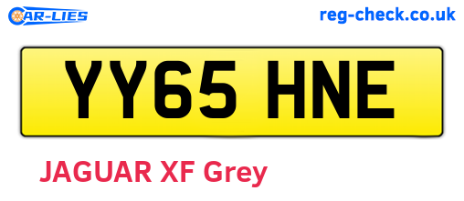 YY65HNE are the vehicle registration plates.