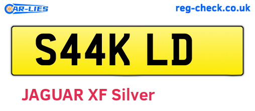 S44KLD are the vehicle registration plates.