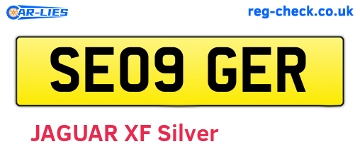SE09GER are the vehicle registration plates.