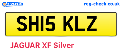 SH15KLZ are the vehicle registration plates.