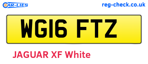 WG16FTZ are the vehicle registration plates.