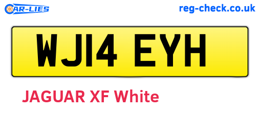 WJ14EYH are the vehicle registration plates.