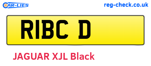 R1BCD are the vehicle registration plates.