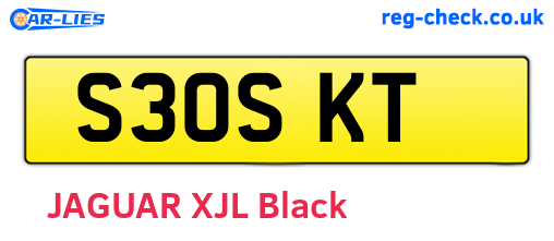 S30SKT are the vehicle registration plates.