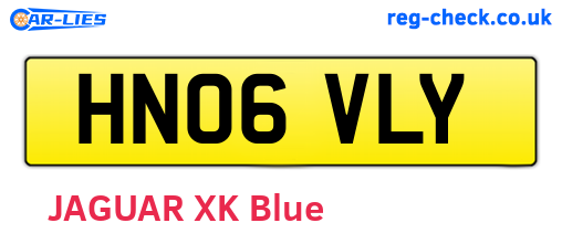 HN06VLY are the vehicle registration plates.