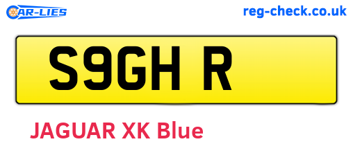 S9GHR are the vehicle registration plates.