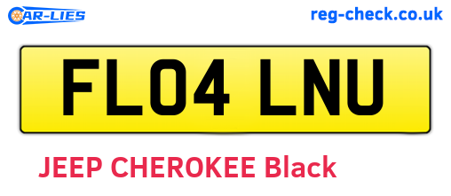 FL04LNU are the vehicle registration plates.