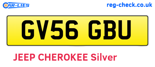 GV56GBU are the vehicle registration plates.
