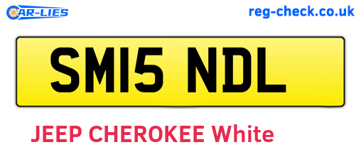 SM15NDL are the vehicle registration plates.