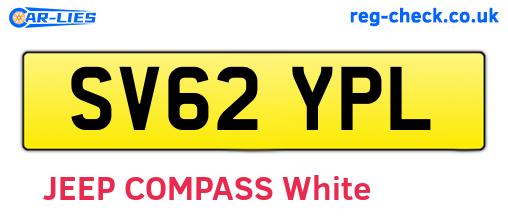 SV62YPL are the vehicle registration plates.