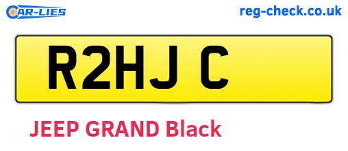 R2HJC are the vehicle registration plates.
