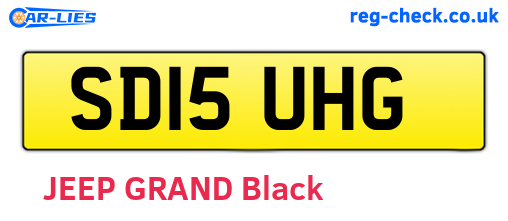 SD15UHG are the vehicle registration plates.