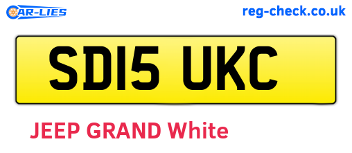 SD15UKC are the vehicle registration plates.