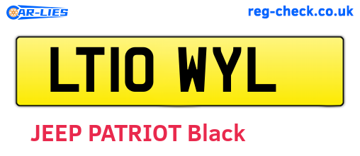 LT10WYL are the vehicle registration plates.