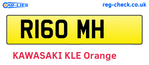 R16OMH are the vehicle registration plates.