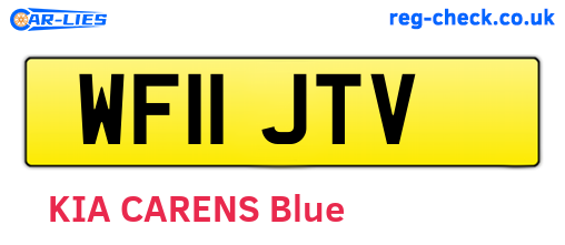 WF11JTV are the vehicle registration plates.