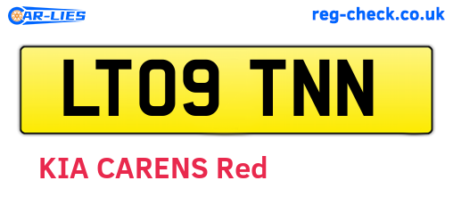 LT09TNN are the vehicle registration plates.