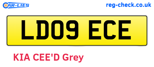 LD09ECE are the vehicle registration plates.