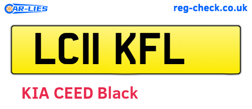 LC11KFL are the vehicle registration plates.