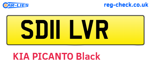 SD11LVR are the vehicle registration plates.