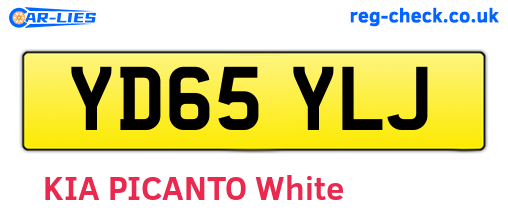 YD65YLJ are the vehicle registration plates.